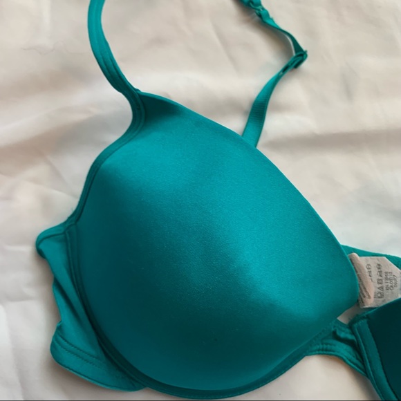EUC Teal Calvin Klein Push-up Bra - Picture 2 of 4